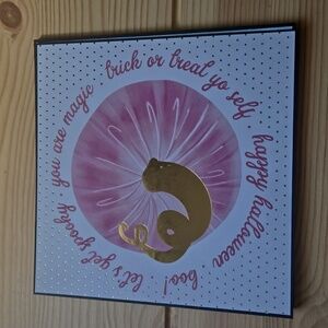 Handmade Halloween Folio Card 6x6 Mini Scrapbook Album